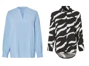 esmara® Damen Bluse, leger geschnitten