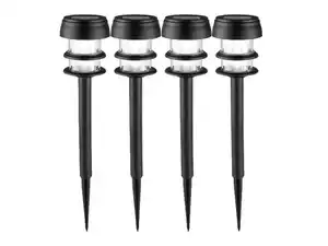 LIVARNO home home LED-Solarleuchten, 4er Set