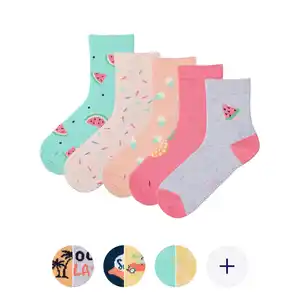 LILY & DAN Kinder-Socken 5er-Pack