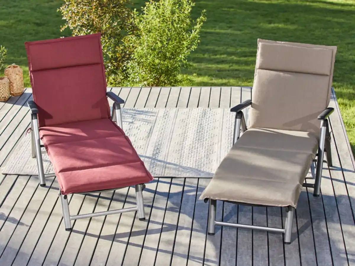 Bild 2 von LIVARNO home Polsterauflage Liege, mit Stehsaum, ca. 190 x 58 x 4 cm