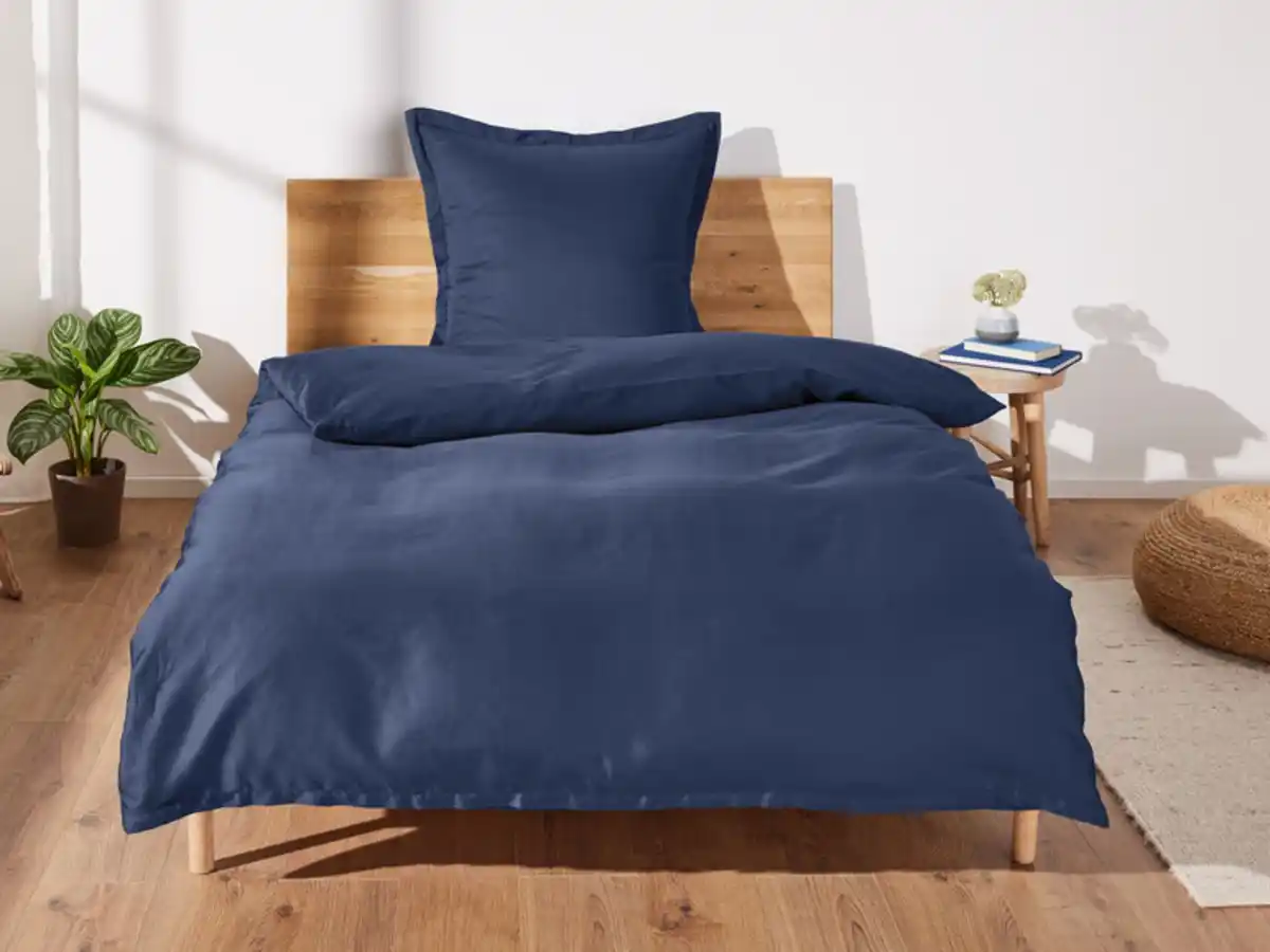 Bild 2 von LIVARNO home Lyocell-Satin-Bettwäsche, 135 x 200 cm