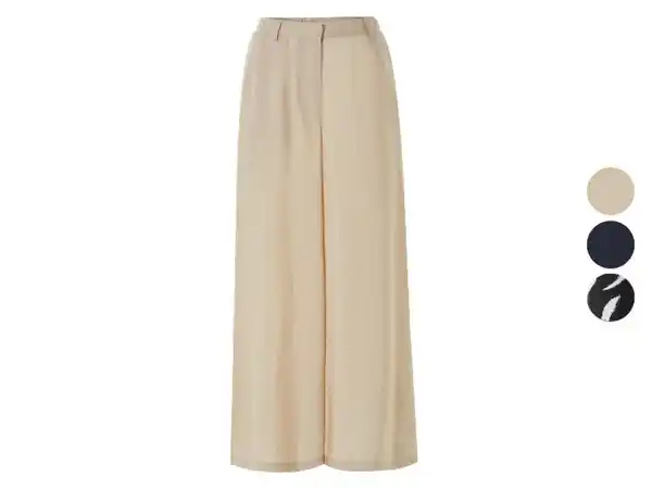 Bild 1 von esmara® Damen Wide-Leg-Hose, aus eleganter Twill-Qualität
