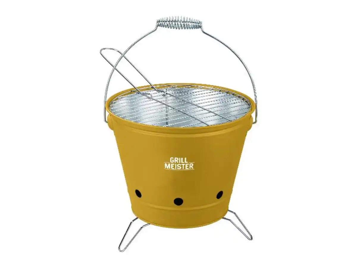 Bild 2 von GRILLMEISTER Holzkohle-Grilleimer, mit Klappgriff