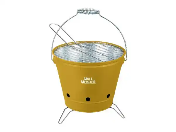 Bild 2 von GRILLMEISTER Holzkohle-Grilleimer, mit Klappgriff