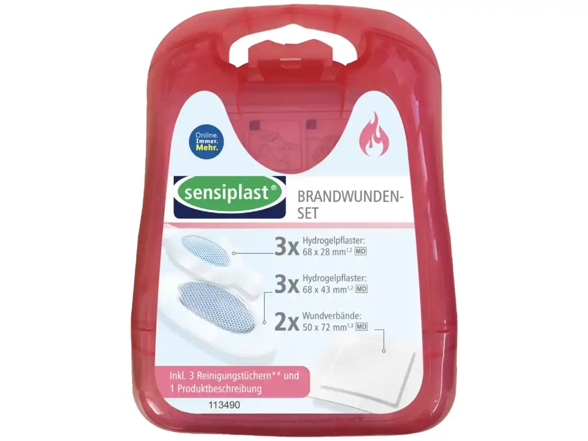 Bild 1 von sensiplast® Brandwunden-/Schürfwunden-/Zeckenset