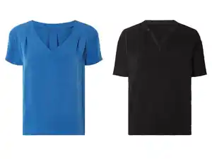 esmara® Damen Bluse, mit V-Ausschnitt