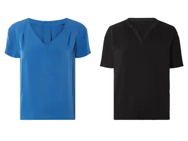 Bild 1 von esmara® Damen Bluse, mit V-Ausschnitt