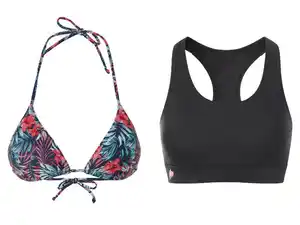Damen Bikini-Oberteil, mit recyceltem Material