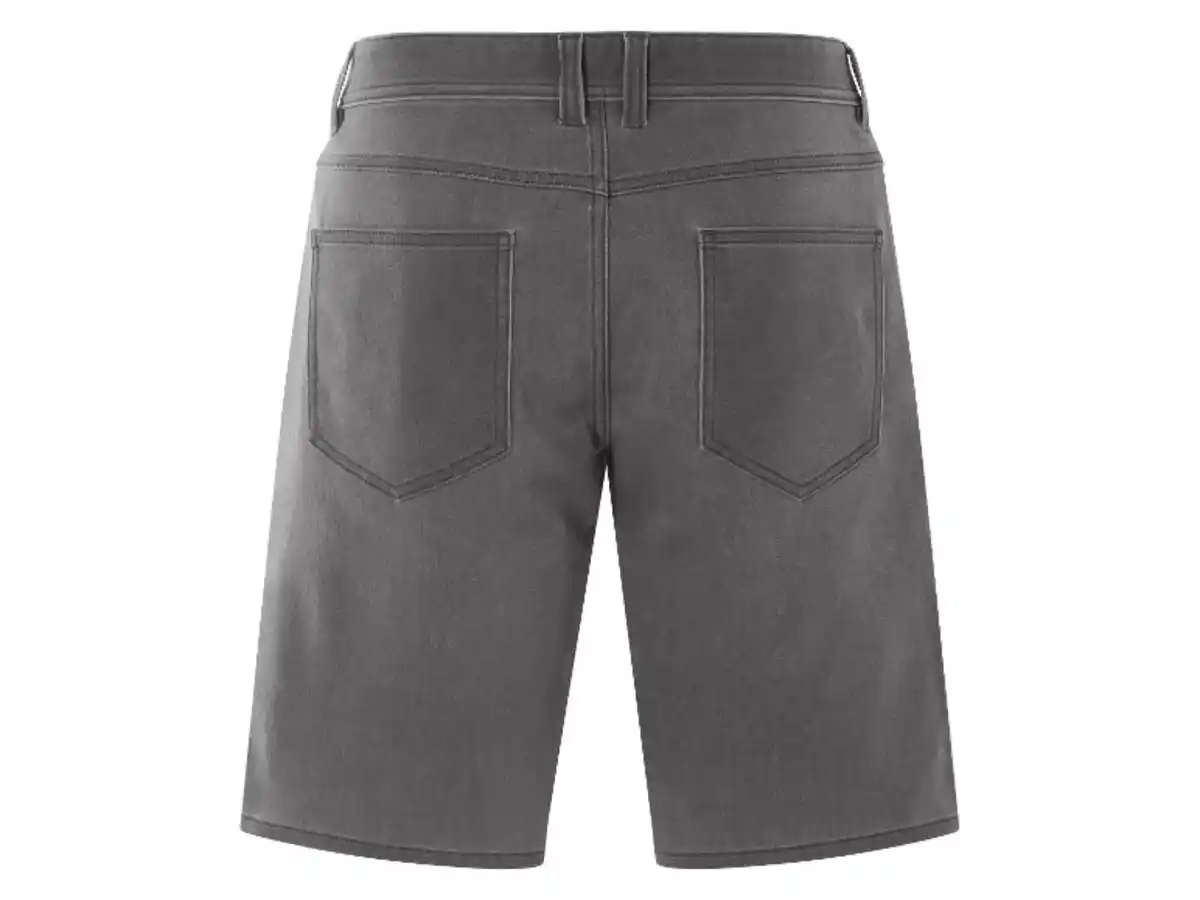 Bild 3 von LIVERGY® Herren Sweat-Denim-Bermudas, im 5-Pocket-Style