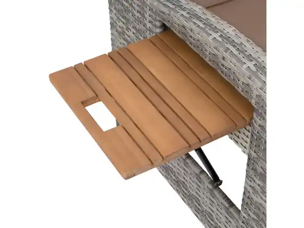 Bild 3 von Greemotion Sonnenliege »Bahia Style«, mit Klapptisch, grau