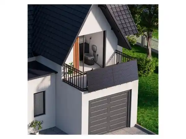 Bild 2 von VALE Balkonkraftwerk ECOFLOW 860 Wp / 800 W, WiFi, Bifaziale Solarmodule,  430 Wp
