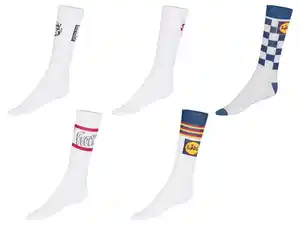 Sportsocken mit Lidl-Motiv