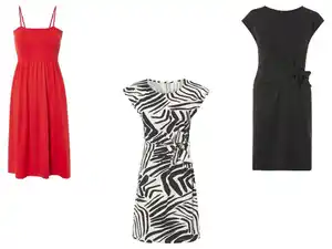 esmara® Damen Kleid, mit hohem Baumwollanteil