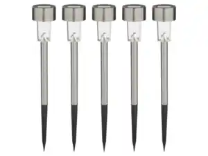 LIVARNO home 5 LED-Solar-Leuchten