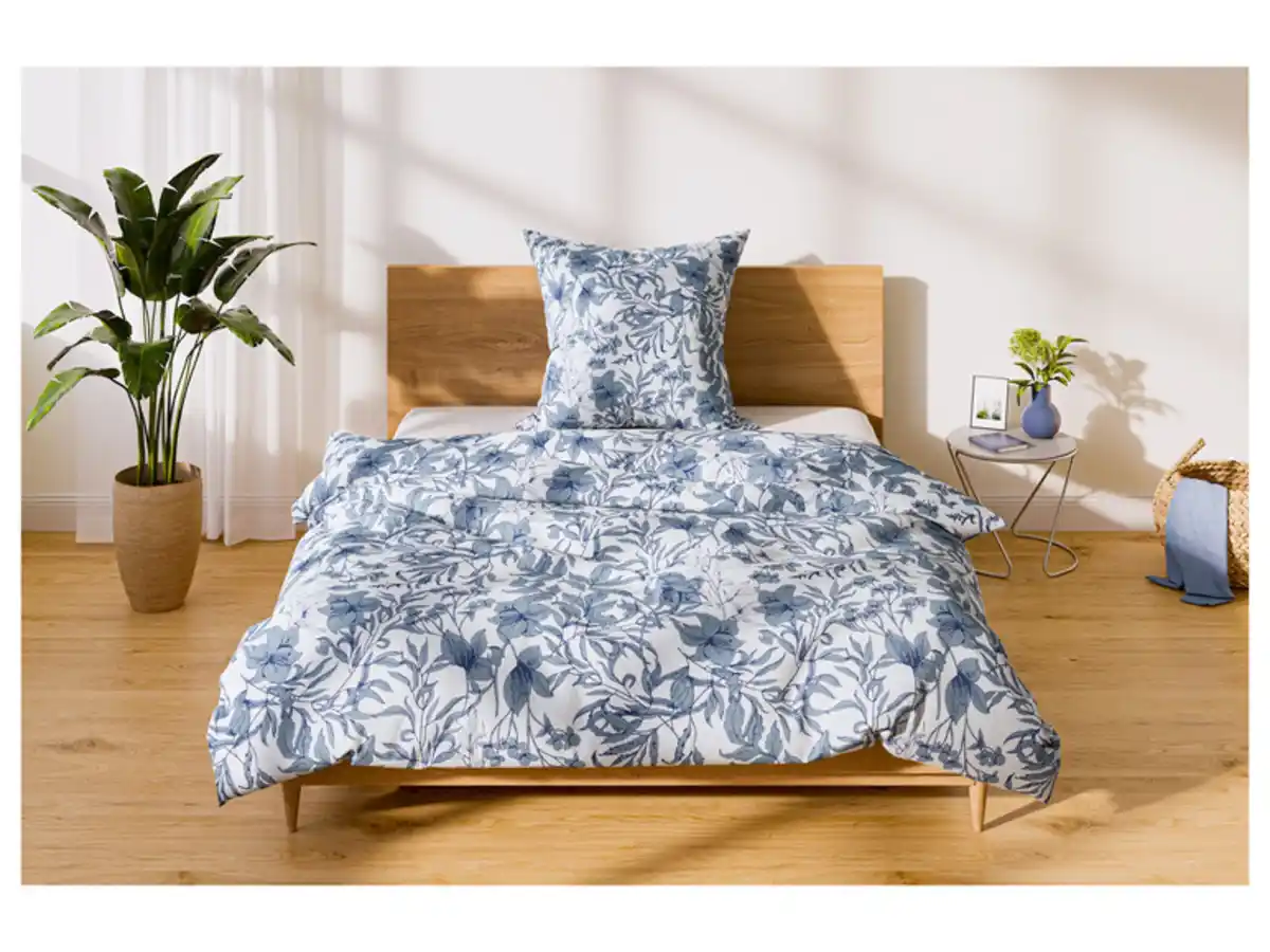 Bild 2 von LIVARNO home Satin-Bettwäsche, 155 x 220 cm