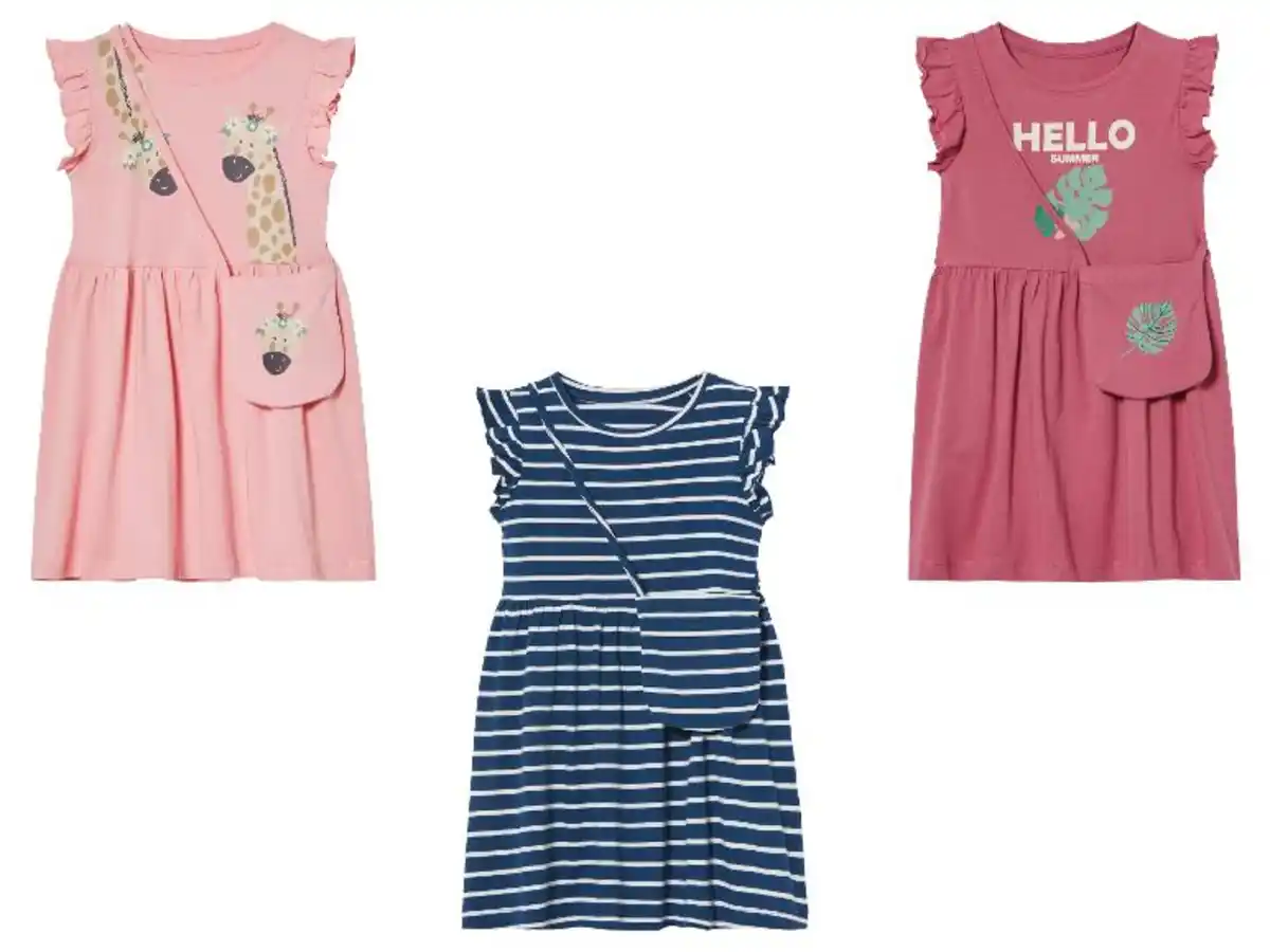 Bild 1 von lupilu® Kleinkinder Kleid mit passender Umhängetasche
