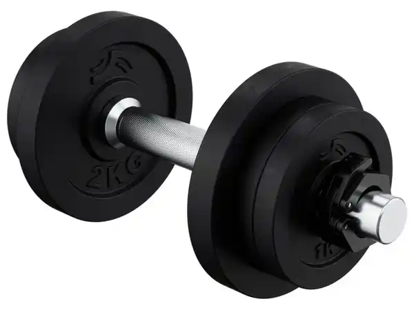 Bild 1 von CRIVIT Kurzhantel-Set, mit Stahl-Griff, 10 kg