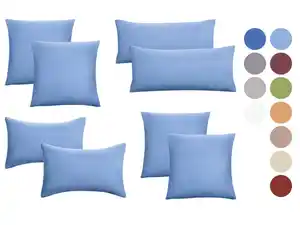 Biberna Feinjersey Kissenhülle, Doppelpack
