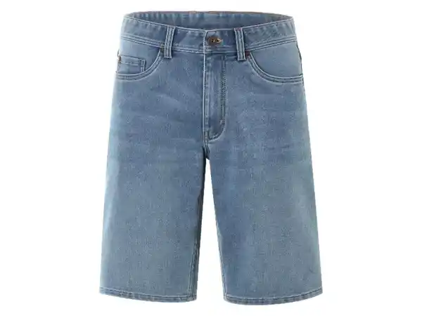 Bild 2 von LIVERGY® Herren Sweat-Denim-Bermudas, im 5-Pocket-Style