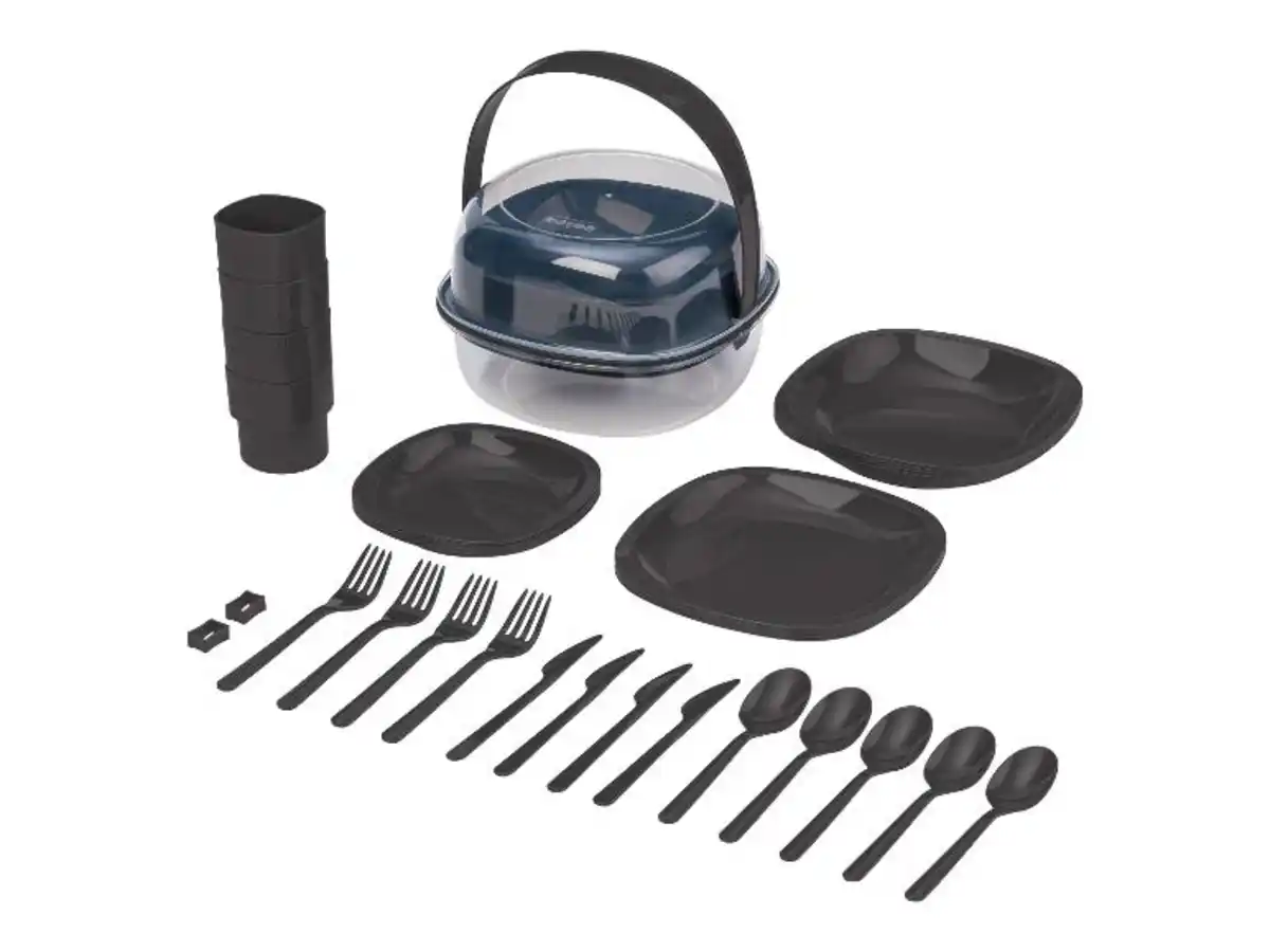 Bild 1 von CRIVIT Geschirr Camping 33tlg