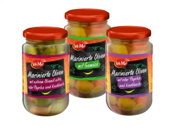 Bild 1 von Sol & Mar Marinierte Oliven,  340 g