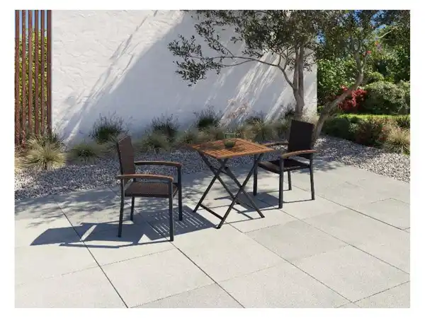 Bild 3 von LIVARNO home Stapelstuhl »Valencia«, mit PE-Rattan Geflecht, braun/schwarz