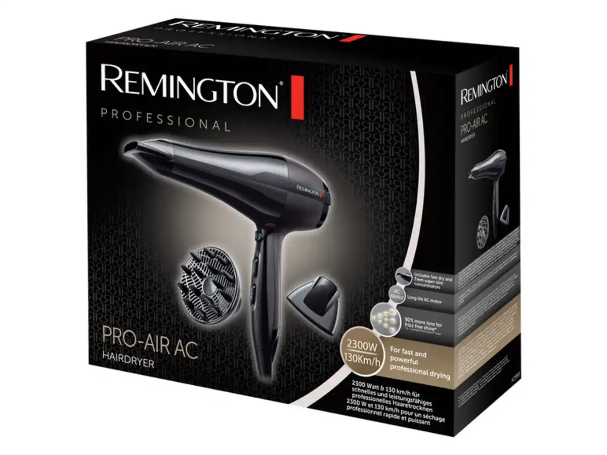 Bild 3 von REMINGTON Haartrockner »AC9555 Pearl Pro Ionic«, inkl. Diffusor und Stylingdüse
