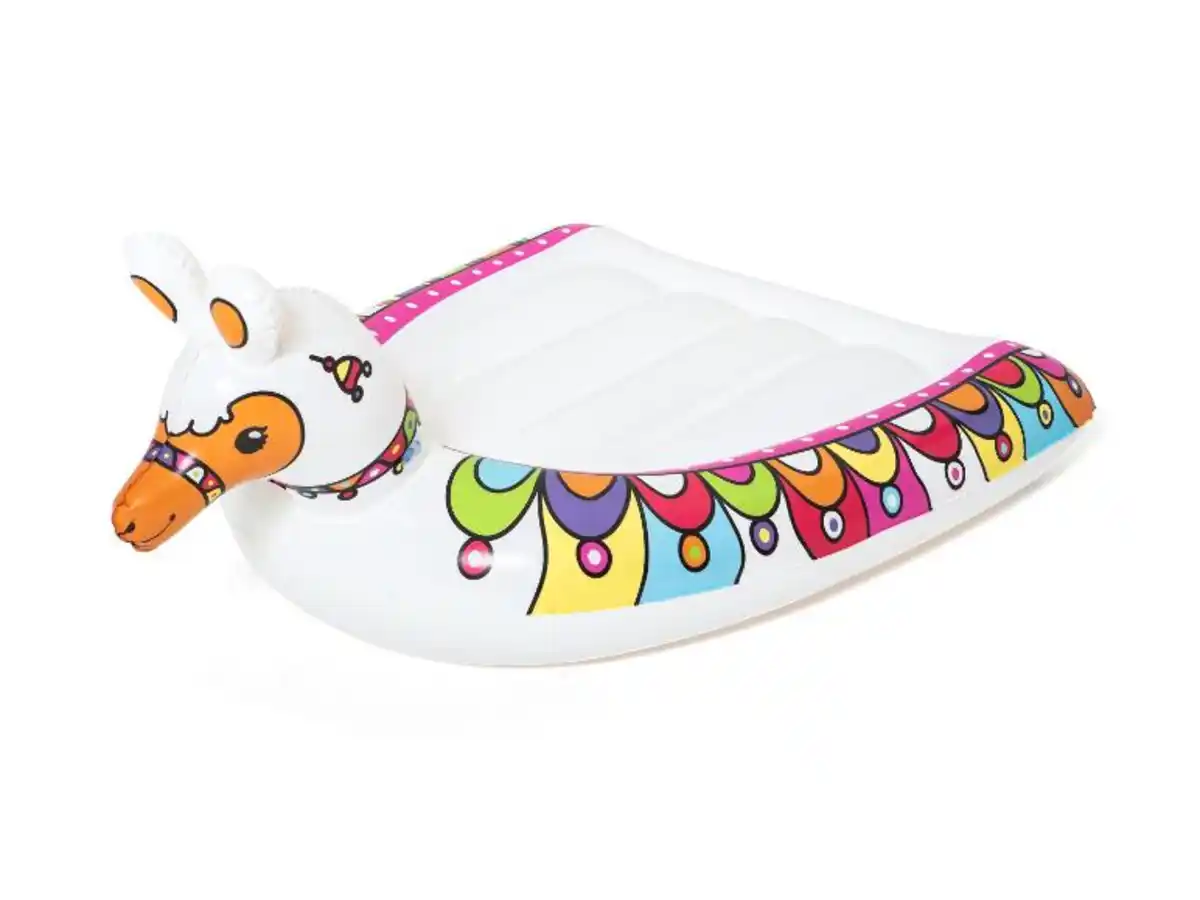 Bild 2 von Bestway Doppel-Wasserrutsche mit aufblas baren Schwimmtieren 487 x 138cm