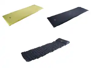 CRIVIT Selbstaufblasbare Matte / Luftzellenmatte mit Kissen