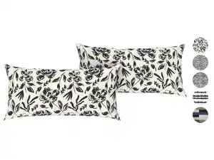 LIVARNO home Mikrofaser-Satin-Kissenbezüge, 2 Stück, 40 x 80 cm