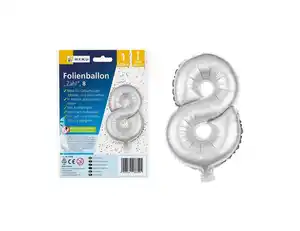 Folienzahl 8 Silber