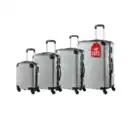 Bild 1 von Hartschalenkofferset Essential 4er-Set, silber