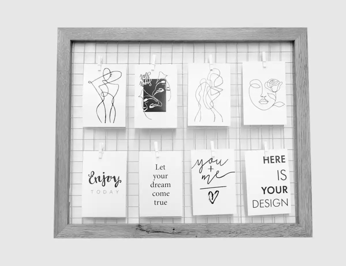 Bild 1 von Memoboard Stahldraht