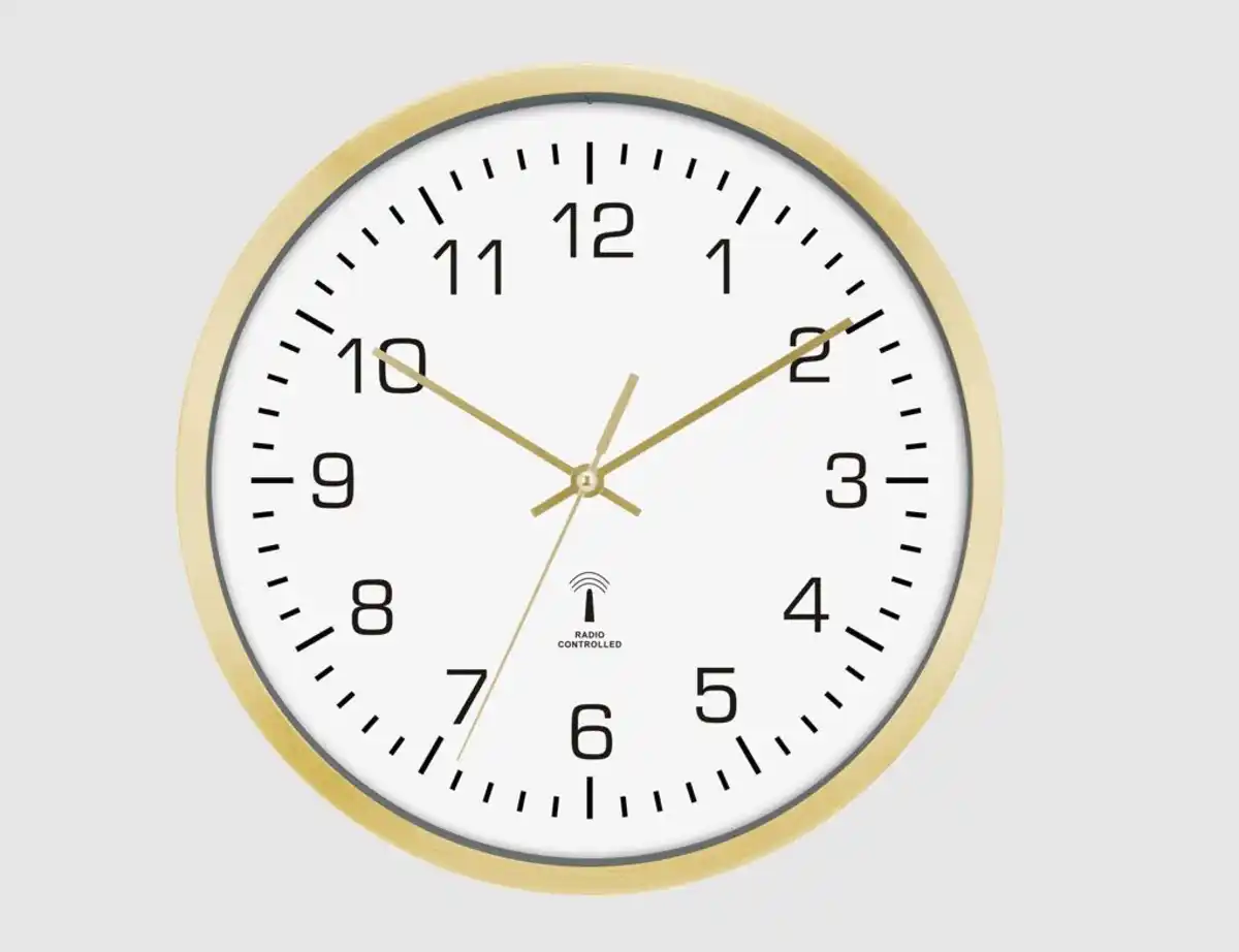 Bild 1 von Funkuhr gold