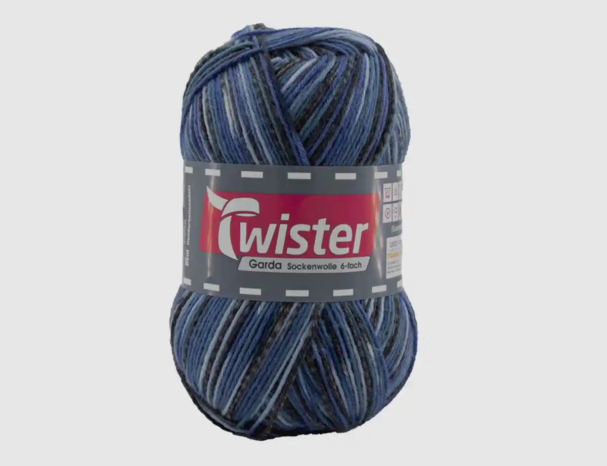 Bild 1 von Sockenwolle Twister Garda Rauchgrau