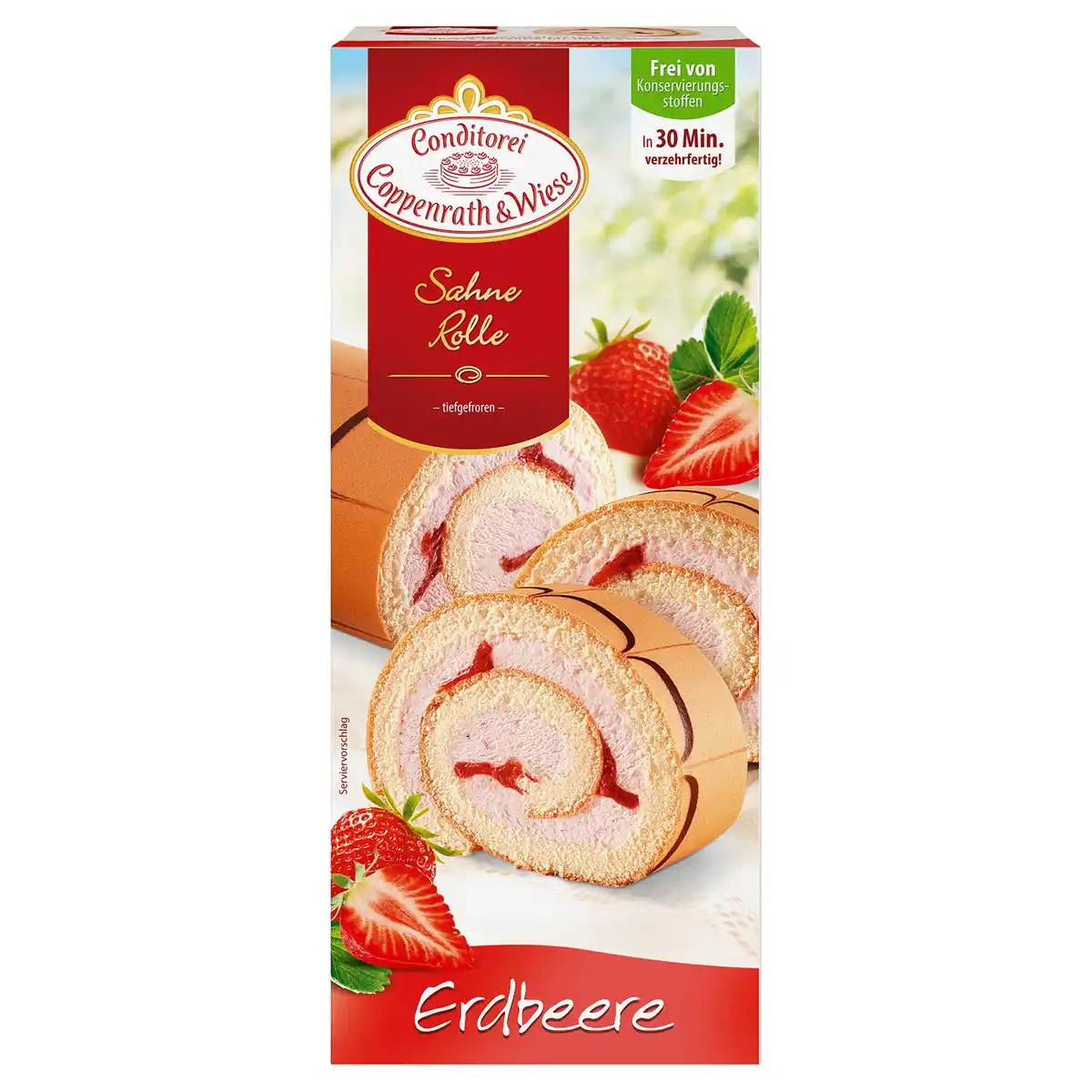 Bild 1 von CONDITOREI COPPENRATH & WIESE Sahne Rolle Erdbeere 400 g