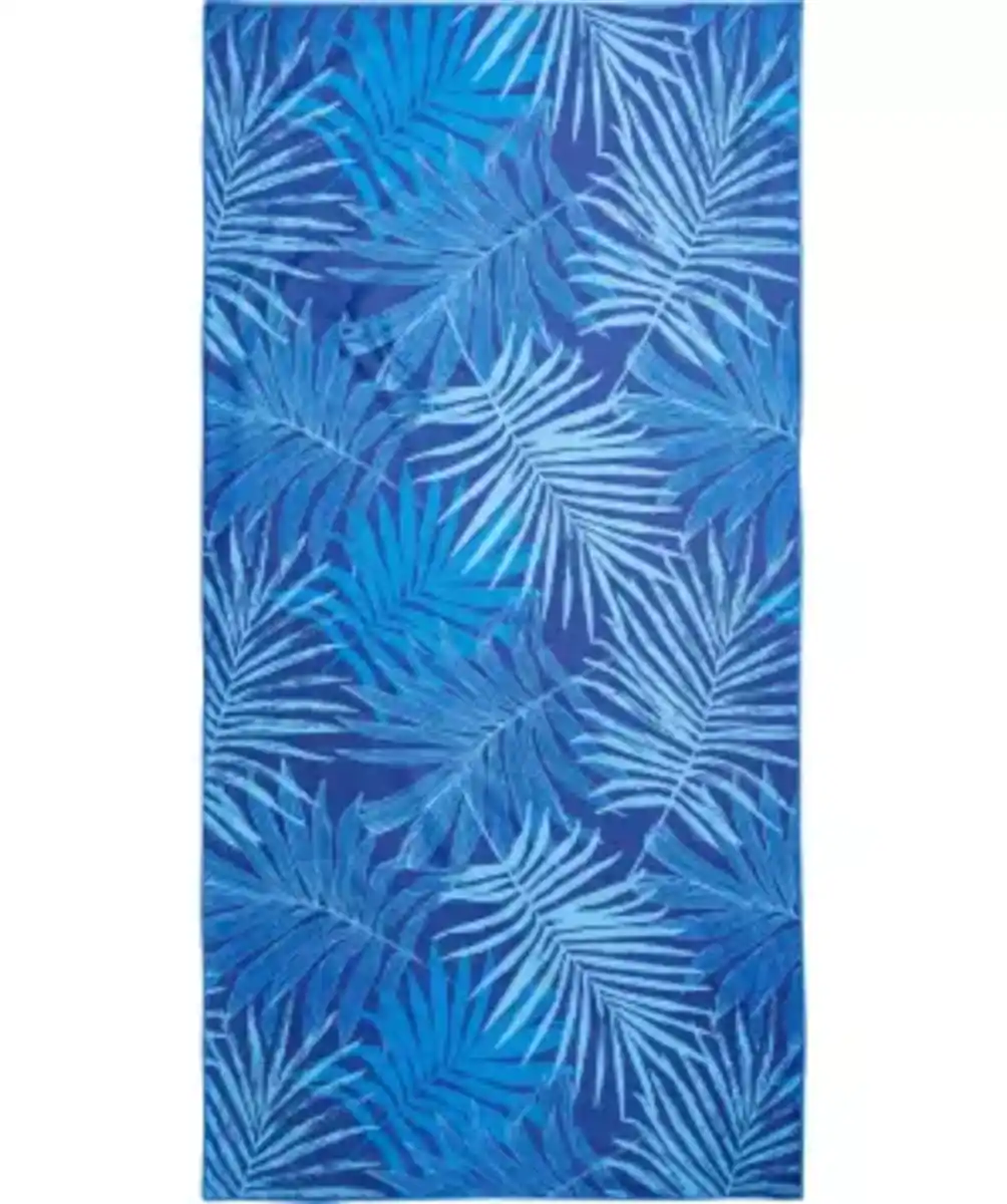 Bild 1 von Mikrofaser-Strandlaken, blau