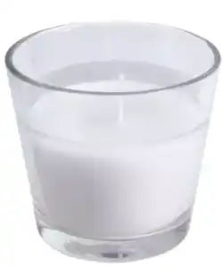 Duftkerze im Glas, creme