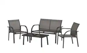Lounge-Set  Pisa ¦ grau Garten > Gartenmöbel > Gartenmöbelsets - Möbel Kraft