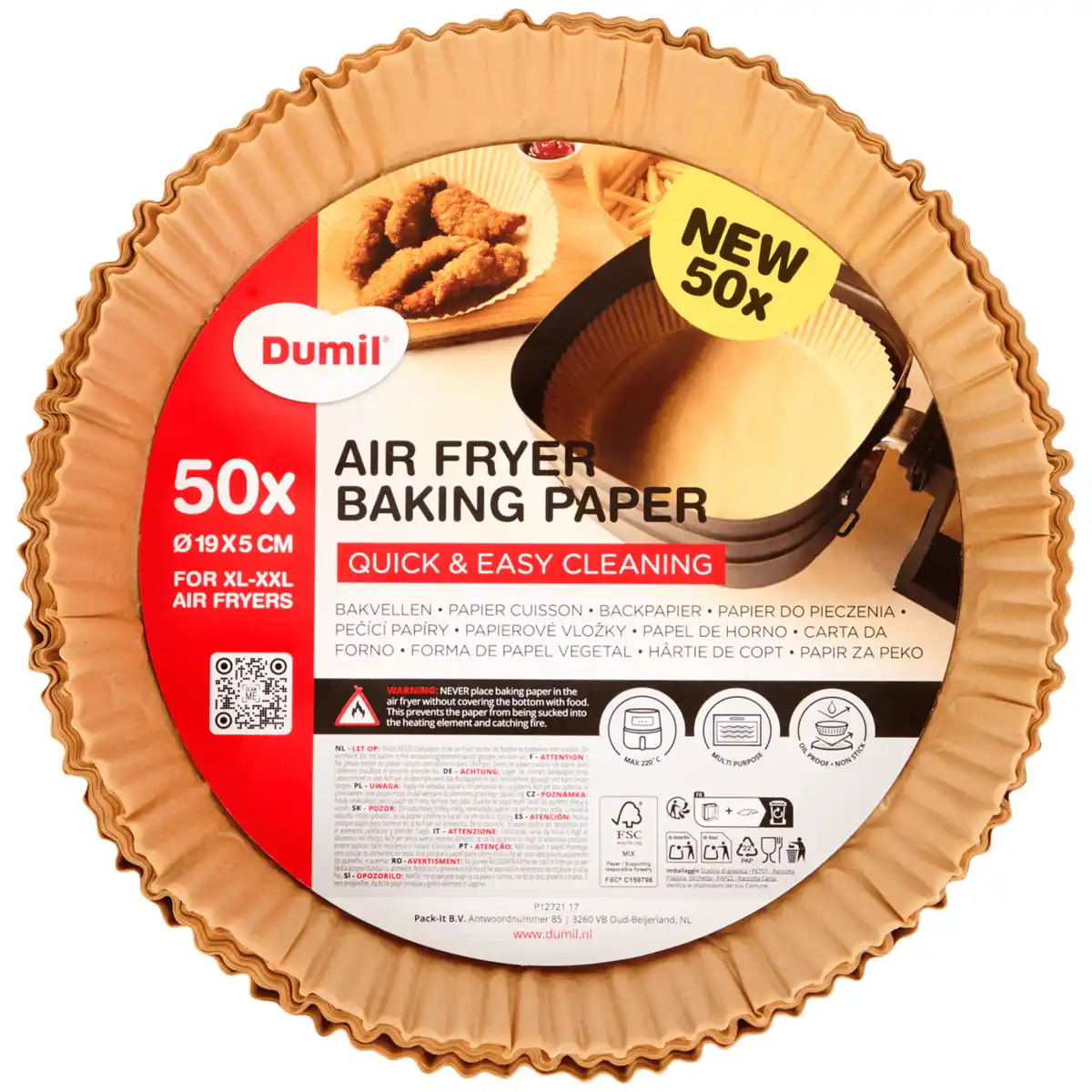 Bild 3 von Dumil Backpapier für Heißluftfritteusen