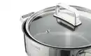 Bild 3 von Meisterkoch Servierpfanne OMNI 24 cm   ¦ Edelstahl,Glas ¦ Maße (cm): H: 7  Ø: 24.0 Töpfe & Pfannen & Zubehör > Töpfe - Möbel Kraft