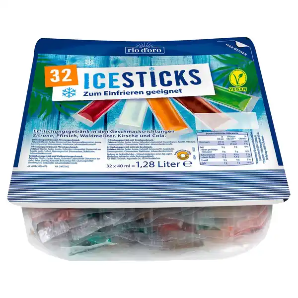 Bild 1 von RIO D´ORO Ice Sticks 32 x 40 ml
