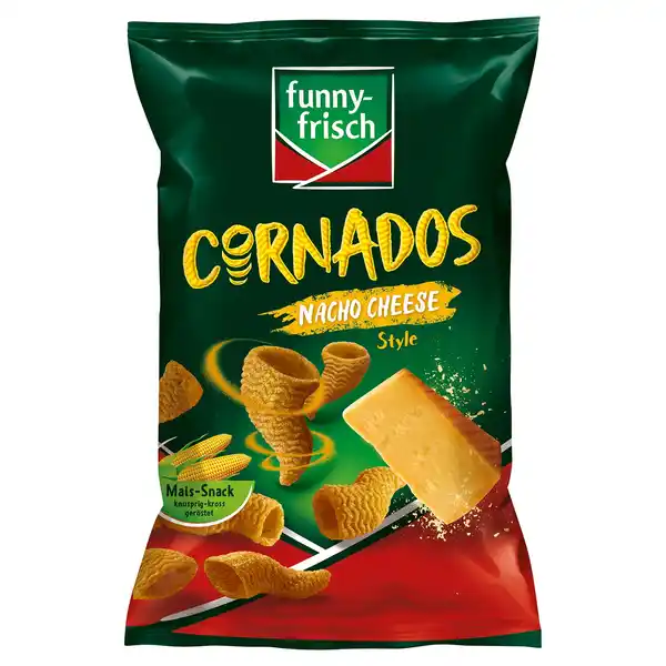 Bild 1 von FUNNY FRISCH Cornados 80 g, Nacho Cheese