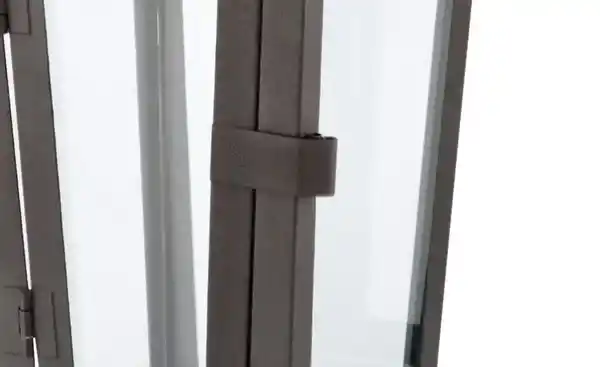 Bild 2 von Laterne   ¦ braun ¦ Eisen,Glas ¦ Maße (cm): B: 11 H: 30 T: 11.0 Dekoration > Laternen & Windlichter - Möbel Kraft