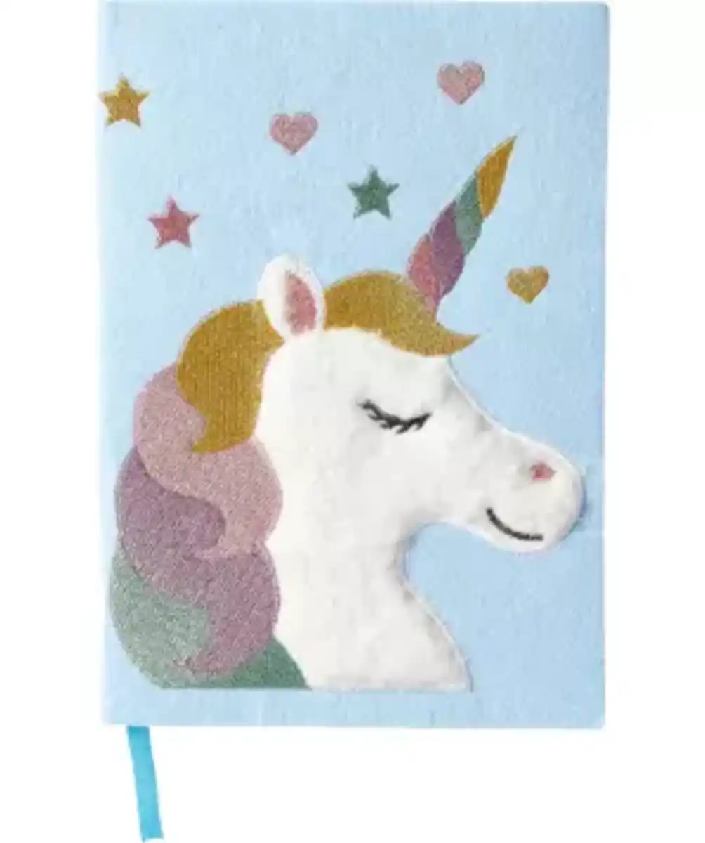Bild 1 von Notizbuch Einhorn, blau