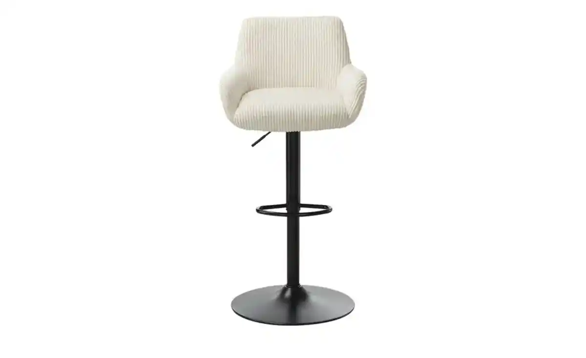 Bild 3 von smart Barhocker aus Cord  ¦ beige ¦ Maße (cm): B: 57 H: 112 T: 55.0 Polstermöbel > Hocker > Barhocker - Möbel Kraft