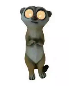 Solarleuchte Erdmännchen, braun