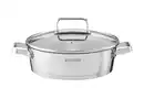 Bild 1 von Meisterkoch Servierpfanne OMNI 24 cm   ¦ Edelstahl,Glas ¦ Maße (cm): H: 7  Ø: 24.0 Töpfe & Pfannen & Zubehör > Töpfe - Möbel Kraft
