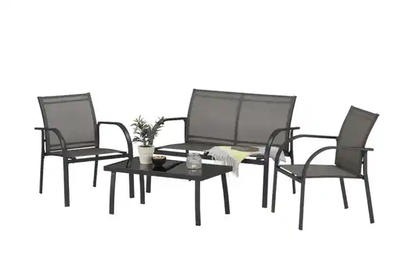 Bild 3 von Lounge-Set  Pisa ¦ grau Garten > Gartenmöbel > Gartenmöbelsets - Möbel Kraft