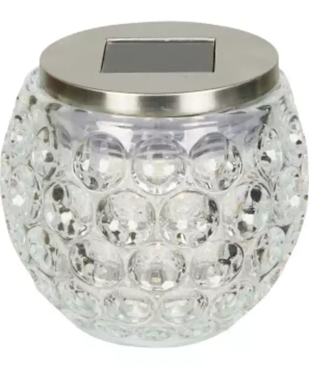 Bild 1 von Solarleuchte Waben, silber